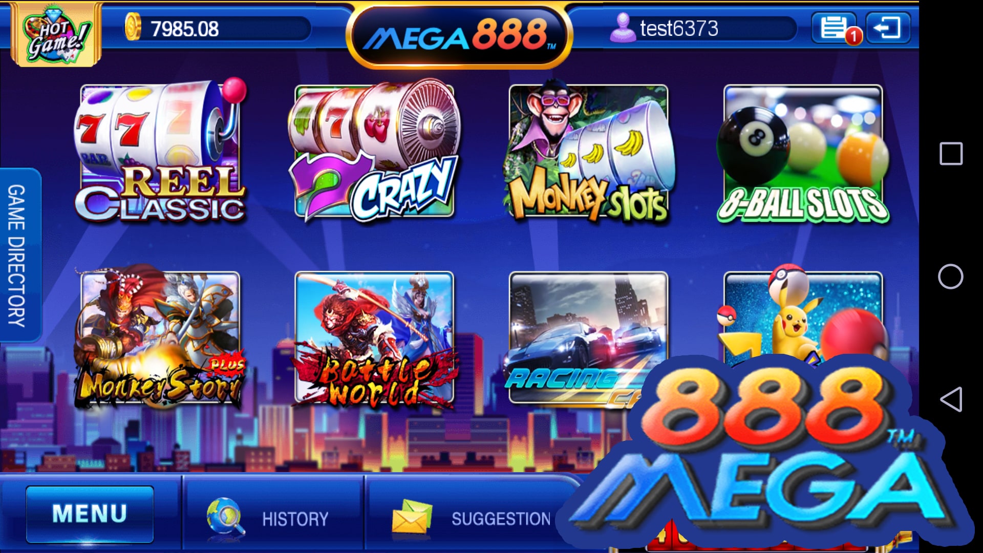 Mega888 apk